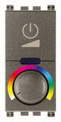 Vimar Arke RGB Rotary Dimmer 230V Aluminium