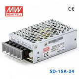 Mean Well SD-15A-24 DC-DC Converter - 15W - 9.2~18V in 24V out 625mA