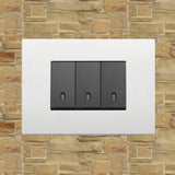 Vimar Arke Plastic 3 Gang switch - White - 16A - PHOTO 7