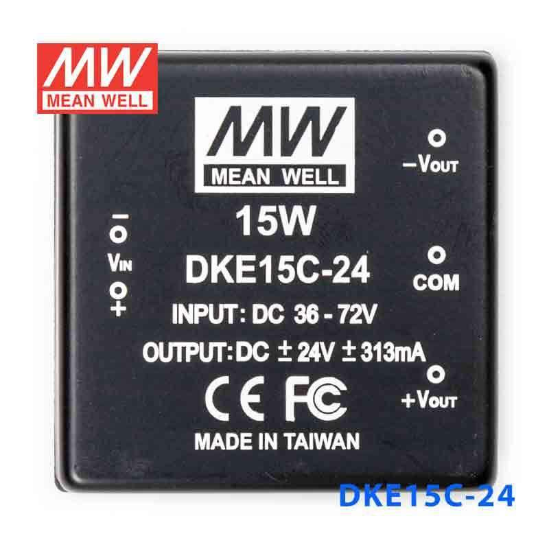 Mean Well DKE15C-24 DC-DC Converter - 15W - 36~72V in ±24V out 313mA - PHOTO 2