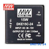 Mean Well DKE15C-24 DC-DC Converter - 15W - 36~72V in ±24V out 313mA - PHOTO 2
