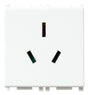 Vimar Plana 2P+E 10A Australian Sicury Outlet White