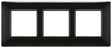 Vimar Plana Plate 6M Technopolymer Black