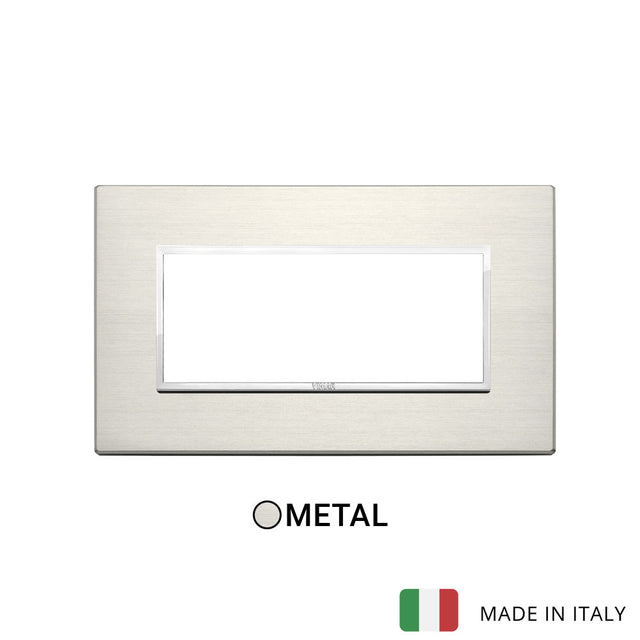 Vimar Eikon Evo Plate 5M Aluminium Titanium