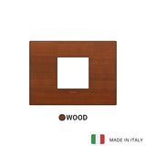 Vimar Arke Classic Plate 2centrM Cherry Wood