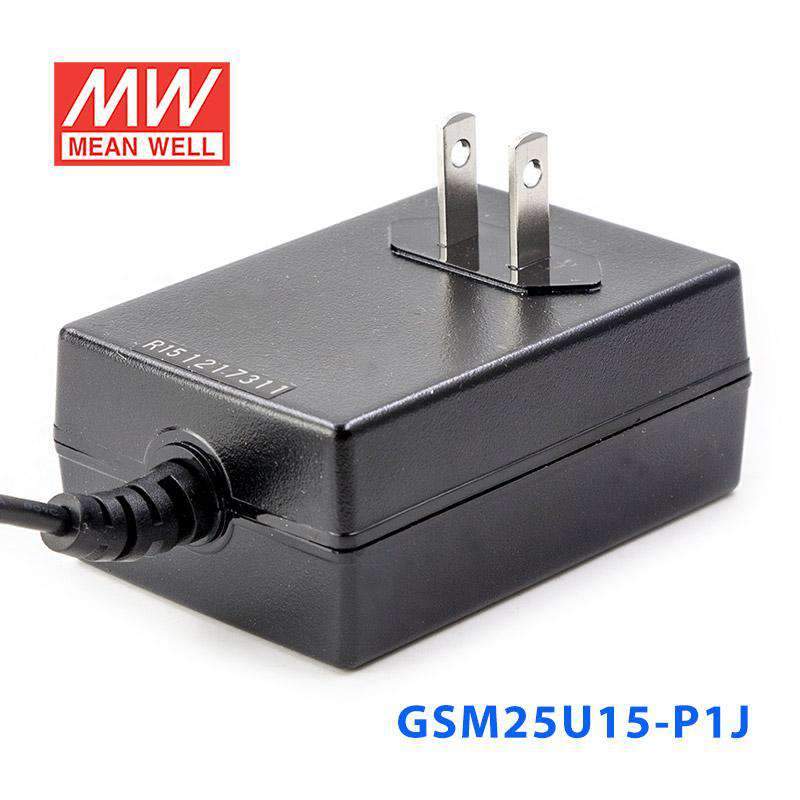 Mean Well GSM25U15-P1J Power Supply 25W 15V - PHOTO 3