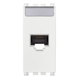 Arke RJ45 Cat 6 Netsafe UTP Outlet White