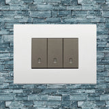 Vimar Arke Plastic 3 Gang switch - White - 16A - PHOTO 23