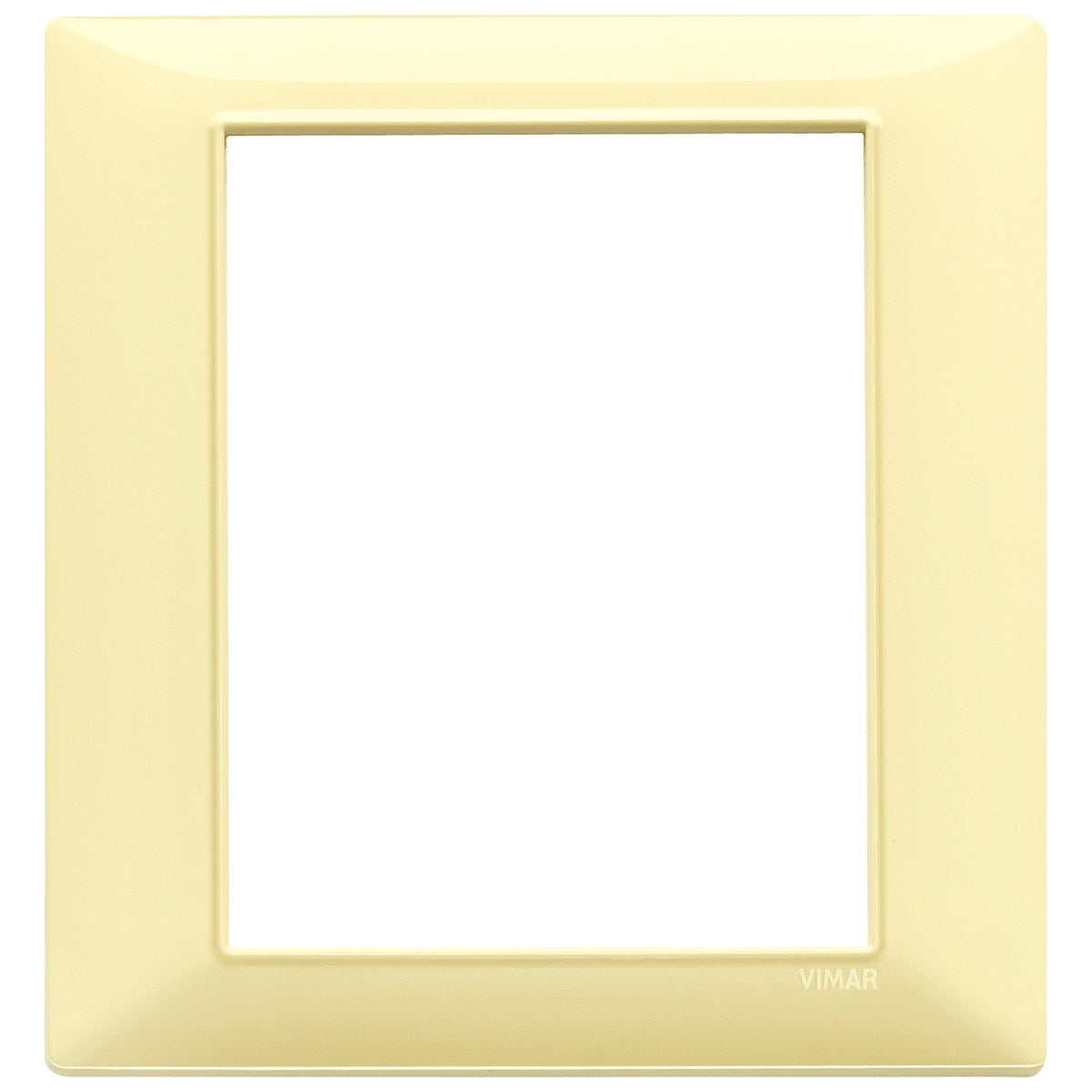 Vimar Plana Plate 8M Technopolymer Cream White