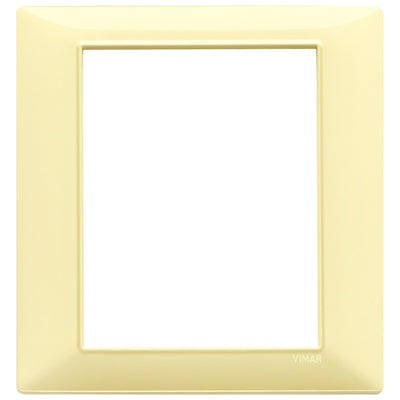 Vimar Plana Plate 8M Technopolymer Cream White