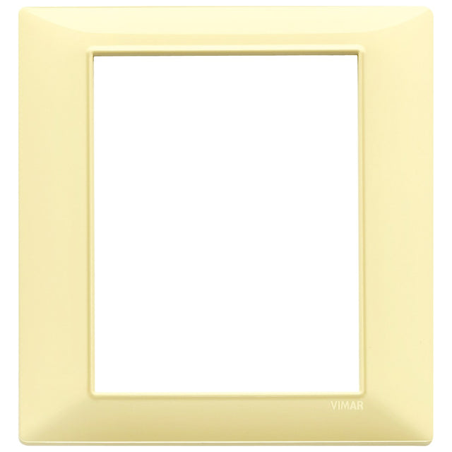 Vimar Plana Plate 8M Technopolymer Cream White