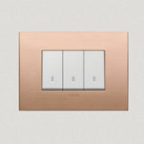 Vimar Arke Metal 3 Gang switch - Brushed Copper - 16A - PHOTO 5