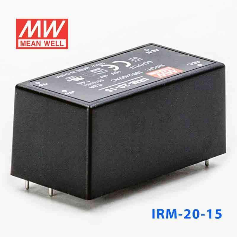 Mean Well IRM-20-15 Switching Power Supply 3W 15V 1.4A - Encapsulated - PHOTO 1