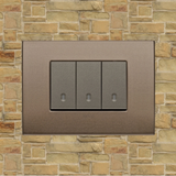 Vimar Arke Metal 3 Gang switch - Dark Bronze - 16A - PHOTO 8