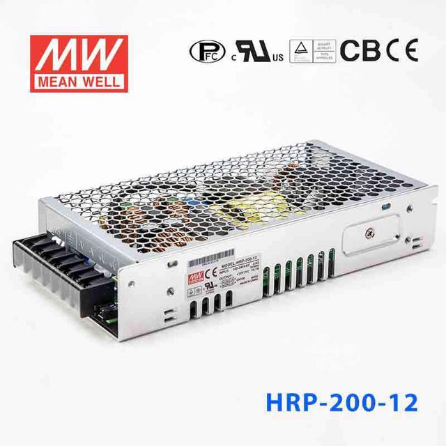 Mean Well HRP-200-12  Power Supply 200.4W 12V