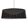 Pablo Pendant Solis Drum 36" Black