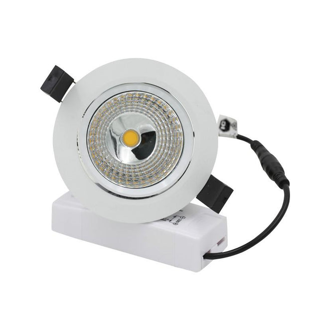 LEDFocus 10W LED Downlight - Dimmable - Tiltable