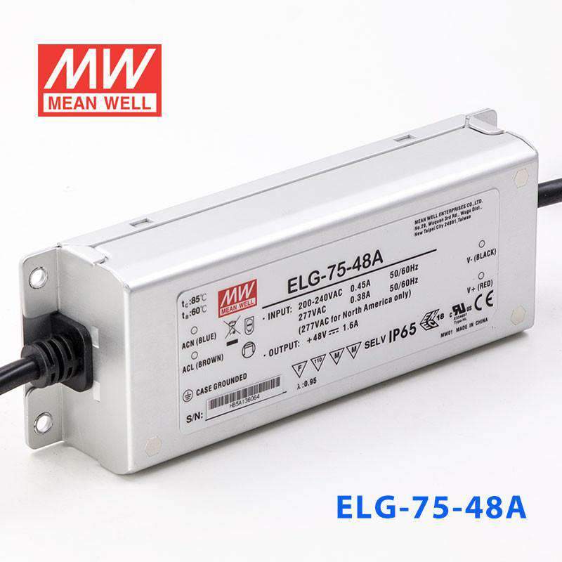 Mean Well ELG-75-48A Power Supply 75W 48V - Adjustable 1.6A - PHOTO 1