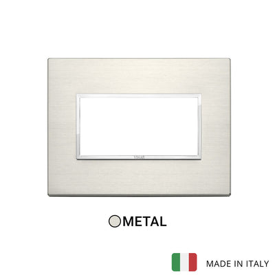 Vimar Eikon Evo Plate 4M Aluminium Titanium