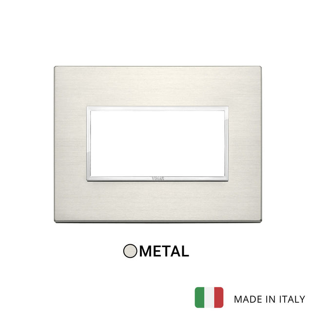 Vimar Eikon Evo Plate 4M Aluminium Titanium