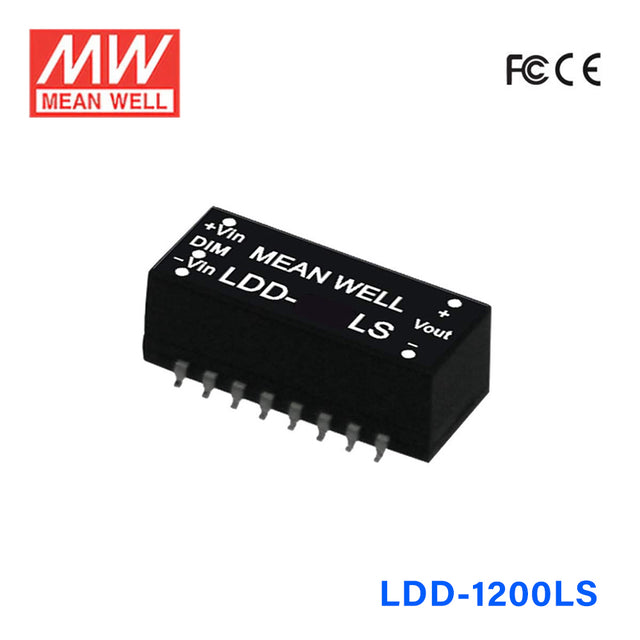 Mean Well LDD-1200LS DC/DC LED Driver CC 1200mA - Step-down