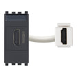 Eikon HDMI Outlet Socket Connector Grey