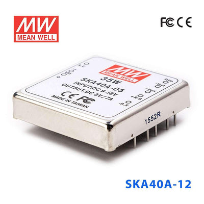 Mean Well SKA40A-12 DC-DC Converter - 35W - 9~18V in 12V out 3.33A