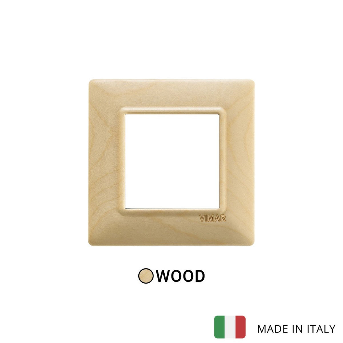 Vimar Plana Plate 2M Wood Maple - Square