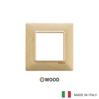 Vimar Plana Plate 2M Wood Maple - Square
