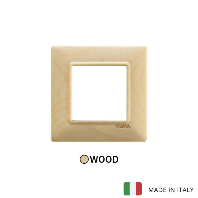 Vimar Plana Plate 2M Wood Maple - Square