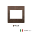 Vimar Eikon Exe Plate 3M Wood American Walnut