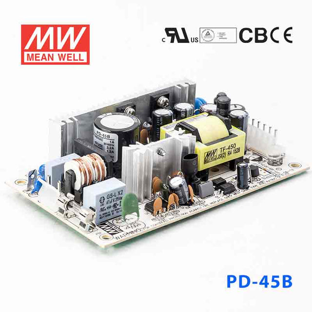Mean Well PD-45B Power Supply 45W 5V 24V 3.2A