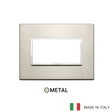 Vimar Eikon Evo Plate 4M Aluminium Neutral Bronze