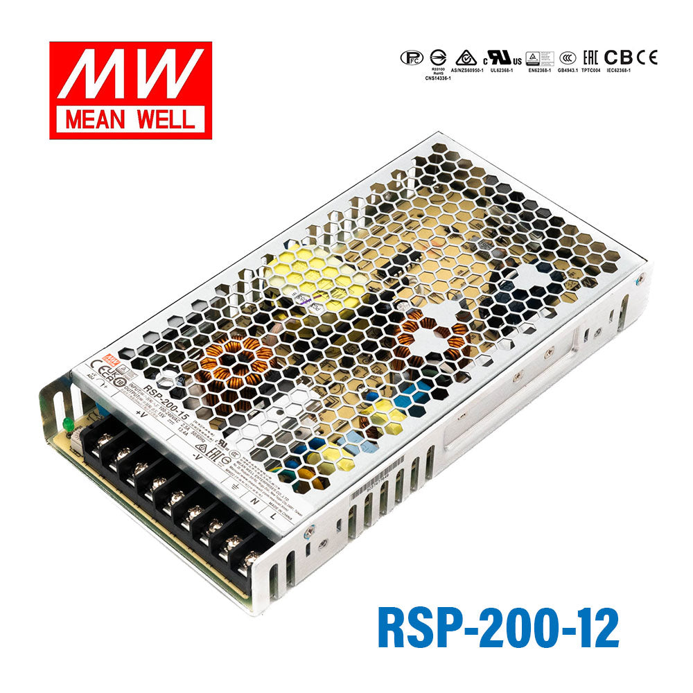 Mean Well RSP-200-12 Power Supply 200W 12V