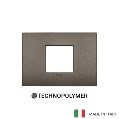 Vimar Arke Classic Plate 2centrM Technopolymer Aluminium