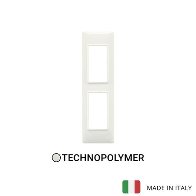 Vimar Plana Plate 2Mpan Technopolymer Ivory
