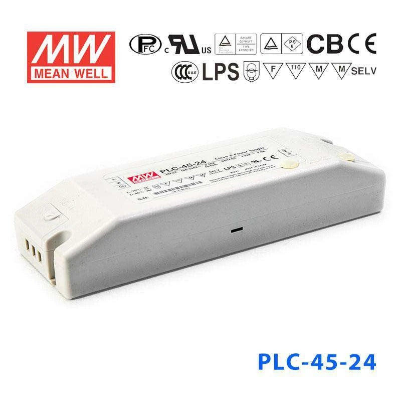 Mean Well PLC-45-24 Power Supply 45W 24V - PFC 1.9A