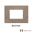 Vimar Eikon Exe Plate 3M Leather Steppe