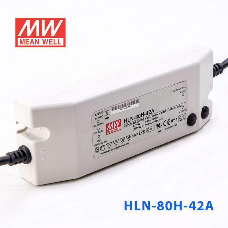 Mean Well HLN-80H-42A Power Supply 80W 42V - IP64, Adjustable - PHOTO 1