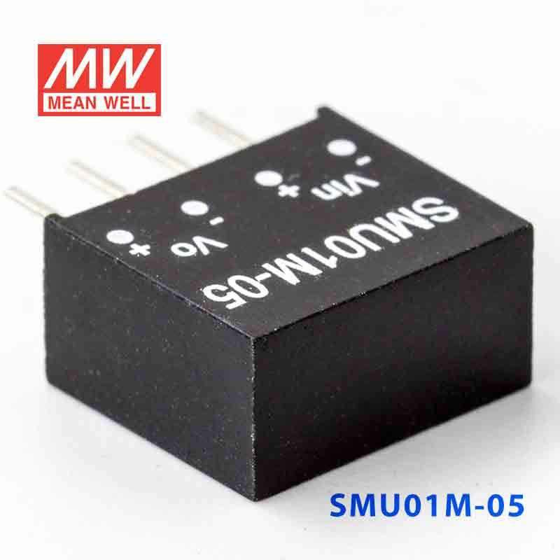 Mean Well SMU01M-05 DC-DC Converter - 1W - 10.8~13.2V in 5V out 200mA - PHOTO 1