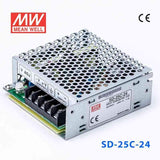 Mean Well SD-25C-24 DC-DC Converter - 25W - 36~72V in 24V out 1.1A