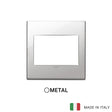 Vimar Eikon Exe Plate 3M Metal Nickel