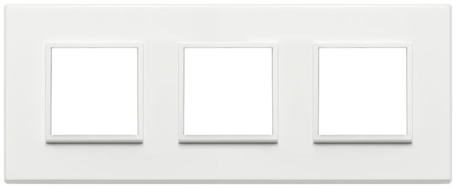 Vimar Eikon Evo Plate 6M (2+2+2) 71MM Aluminium Total White
