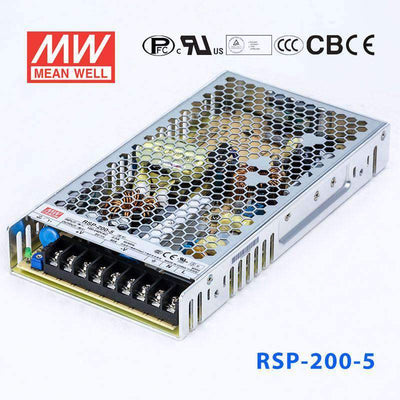 Mean Well RSP-200-5 Power Supply 200W 5V 40A