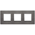 Vimar Eikon Evo Plate 6M (2+2+2) 71MM Aluminium Lava Grey