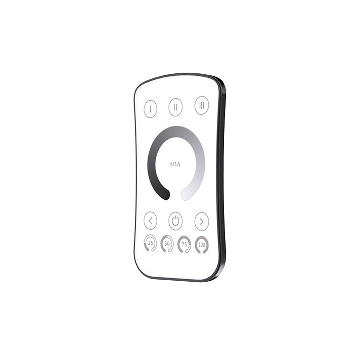 Ltech M1A Mini Remote - Single Colour Dimming, Single Zone - White Finish