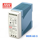 Mean Well MDR-60-5 Single Output Industrial Power Supply 60W 5V 10A - DIN Rail - PHOTO 1