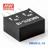Mean Well SMU01L-15 DC-DC Converter - 1W - 4.5~5.5V in 15V out 67mA - PHOTO 1