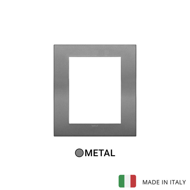 Vimar Arke Classic Plate 8M Metal Matt Slate