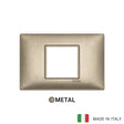 Vimar Plana Plate 2centrM Metallized Bronze
